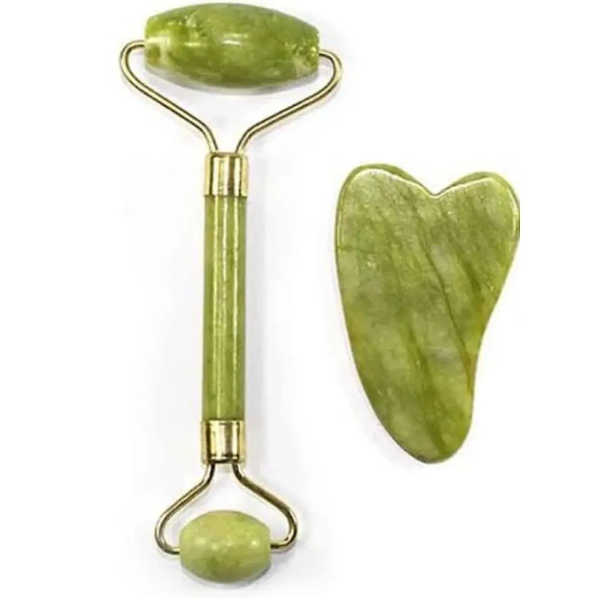 ROLO PEDRA JADE PLACA GUA SHA MASSAGEADOR FACIAL