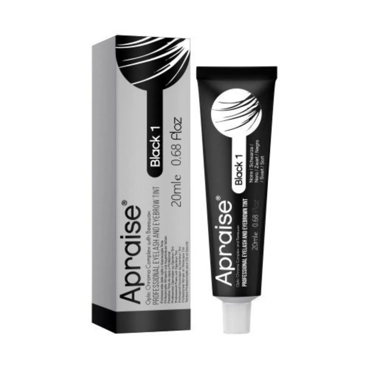 TINTURA PARA SOBRANCELHAS 1.0 BLACK - APRAISE