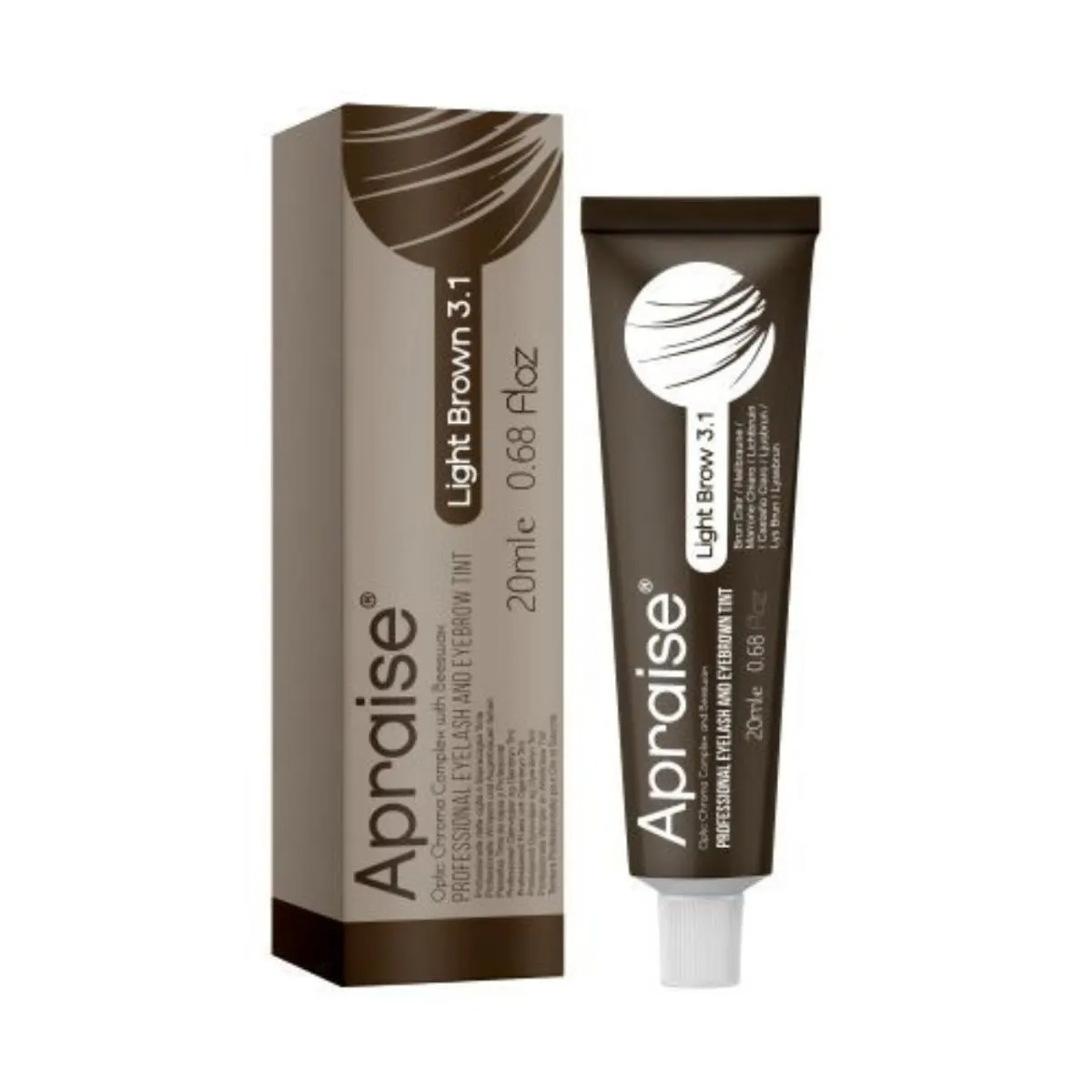TINTURA PARA SOBRANCELHAS 3.1 LIGHT BROWN  - APRAISE