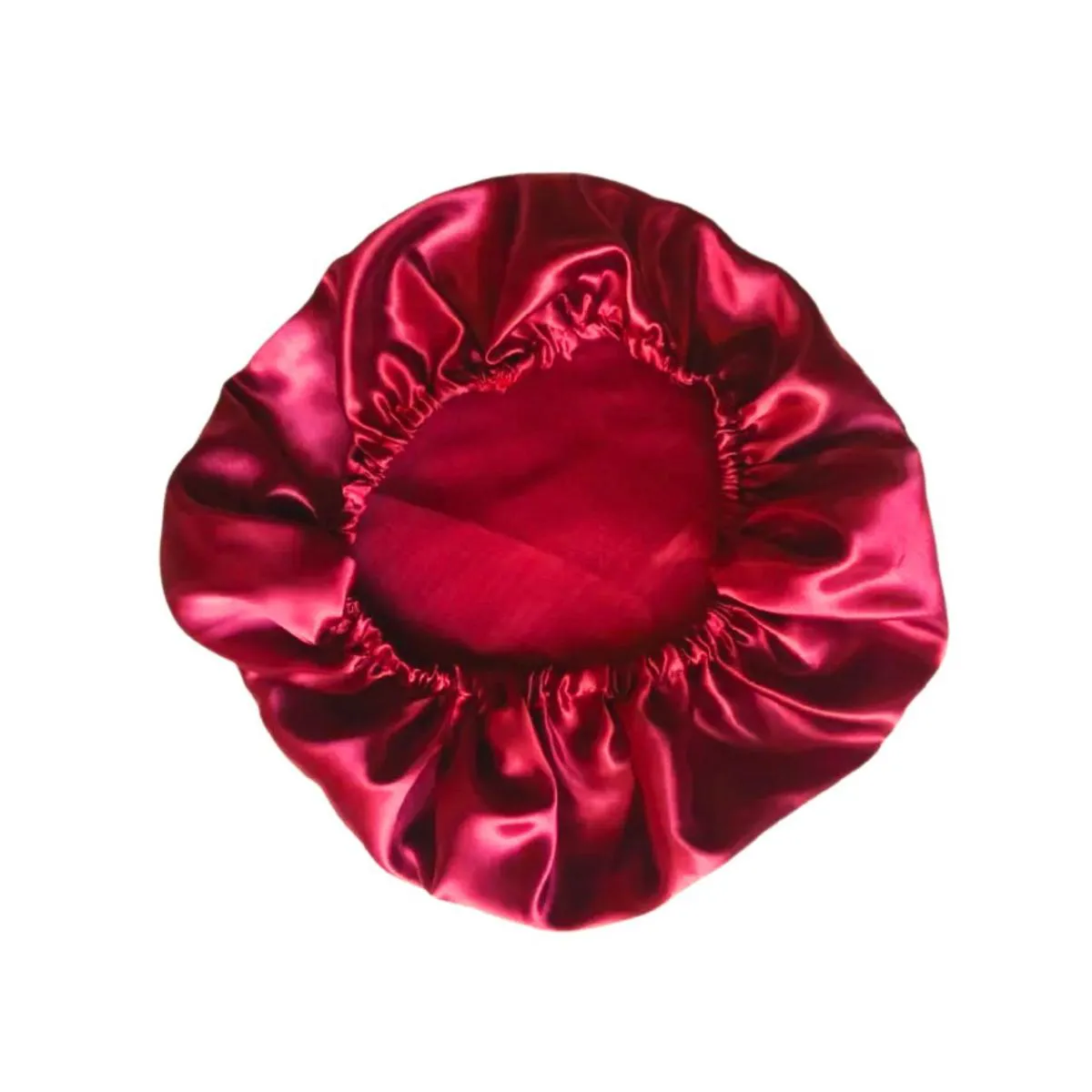 TOUCA DE CETIM ANTI FRIZZ DURANTE A NOITE COR MARSALA