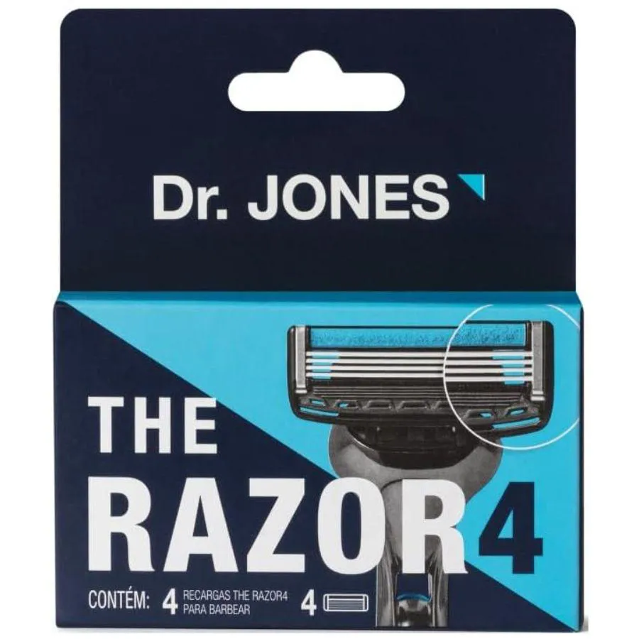 KIT RECARGAS THE RAZOR 4 ( 4 UNIDADES ) - DR. JONES