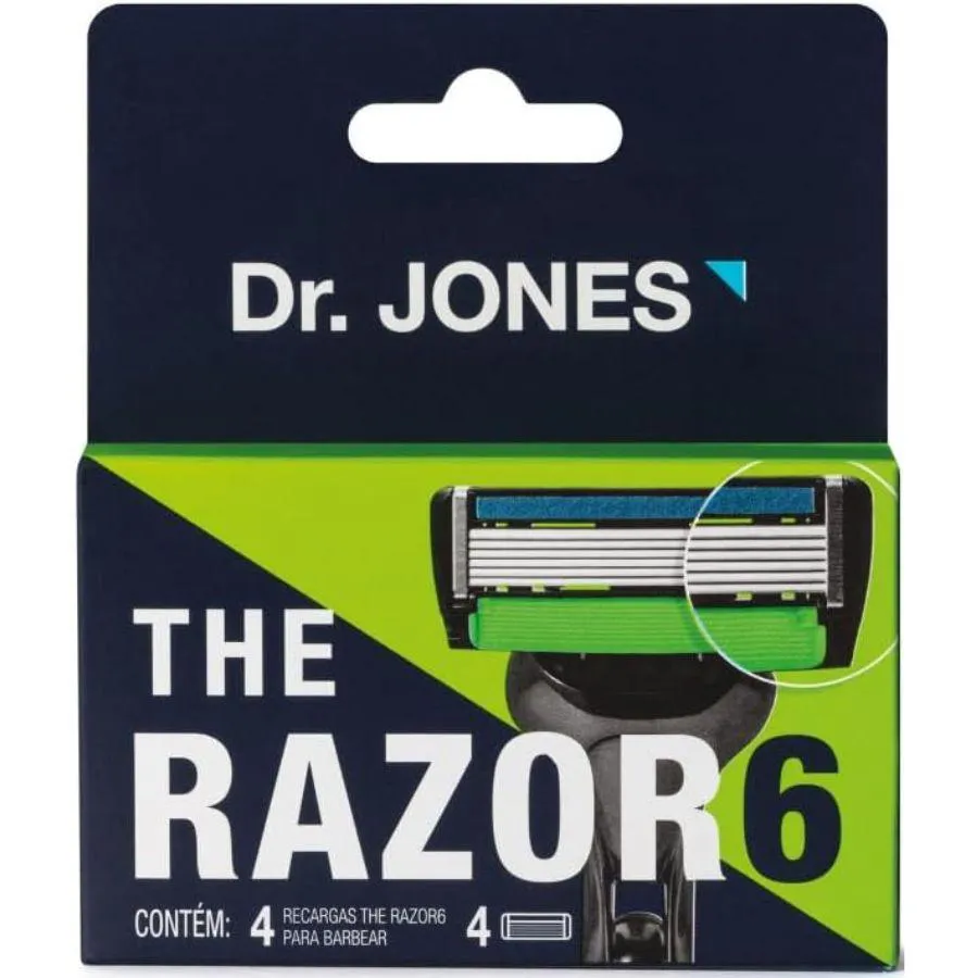 KIT RECARGAS THE RAZOR 6 ( 4 UNIDADES ) - DR. JONES