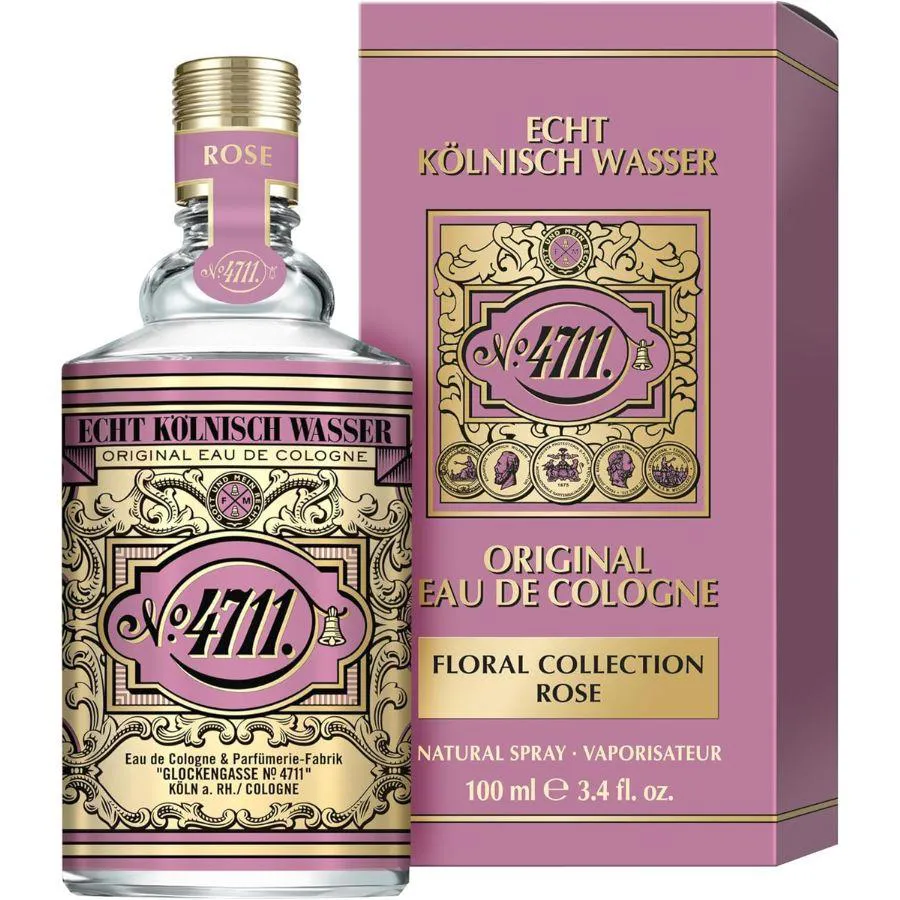 PERFUME 4711 ROSE FLORAL COLLECTION EAU DE COLOGNE 100ML