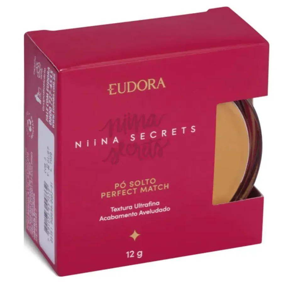 Pó SOLTO PERFECT MATCH NIINA SECRETS COR 4 12G - EUDORA