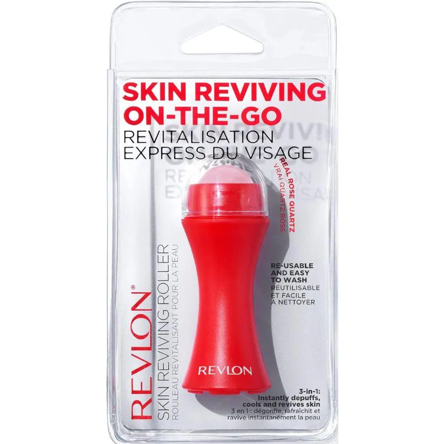 ROLO FACIAL REVLON SKIN REVIVING COM QUARTZO ROSA