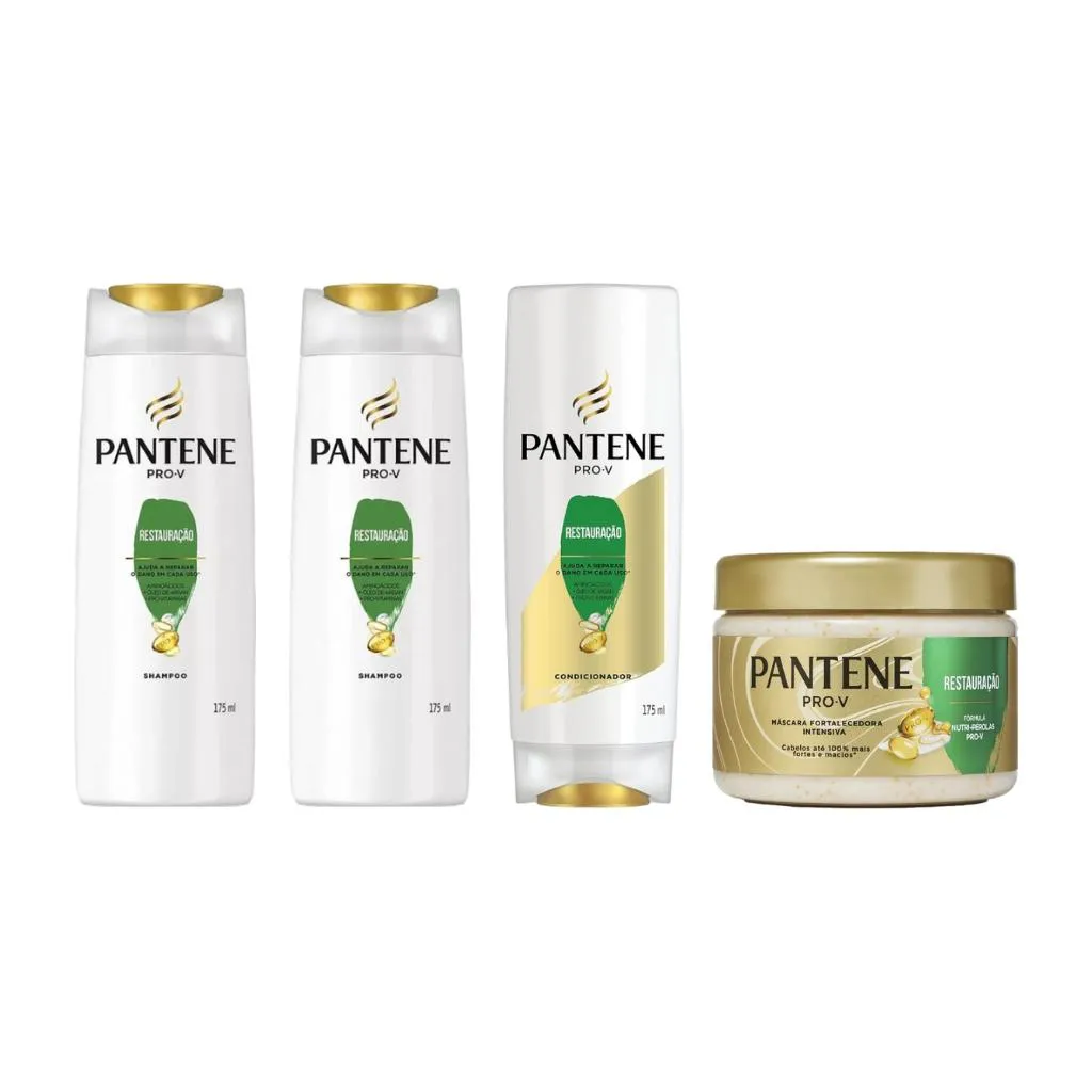 KIT PANTENE RESTAURAçAO 2 SH 175ML + COND 175ML + MASC 270G