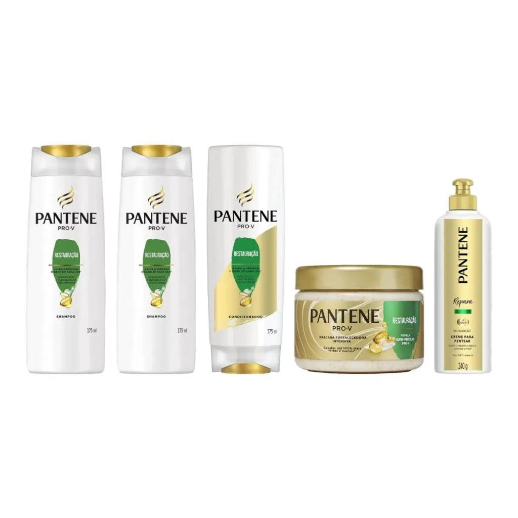 KIT PANTENE RESTAURAçAO 2 SH 175ML+COND 175+MASC 270+CR PENT