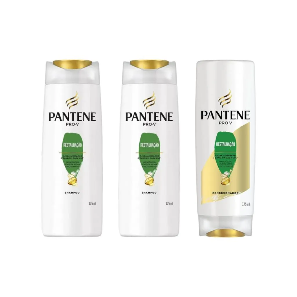 KIT PANTENE RESTAURAçAO 2 SHAMPOO 175ML + 1 COND 175ML