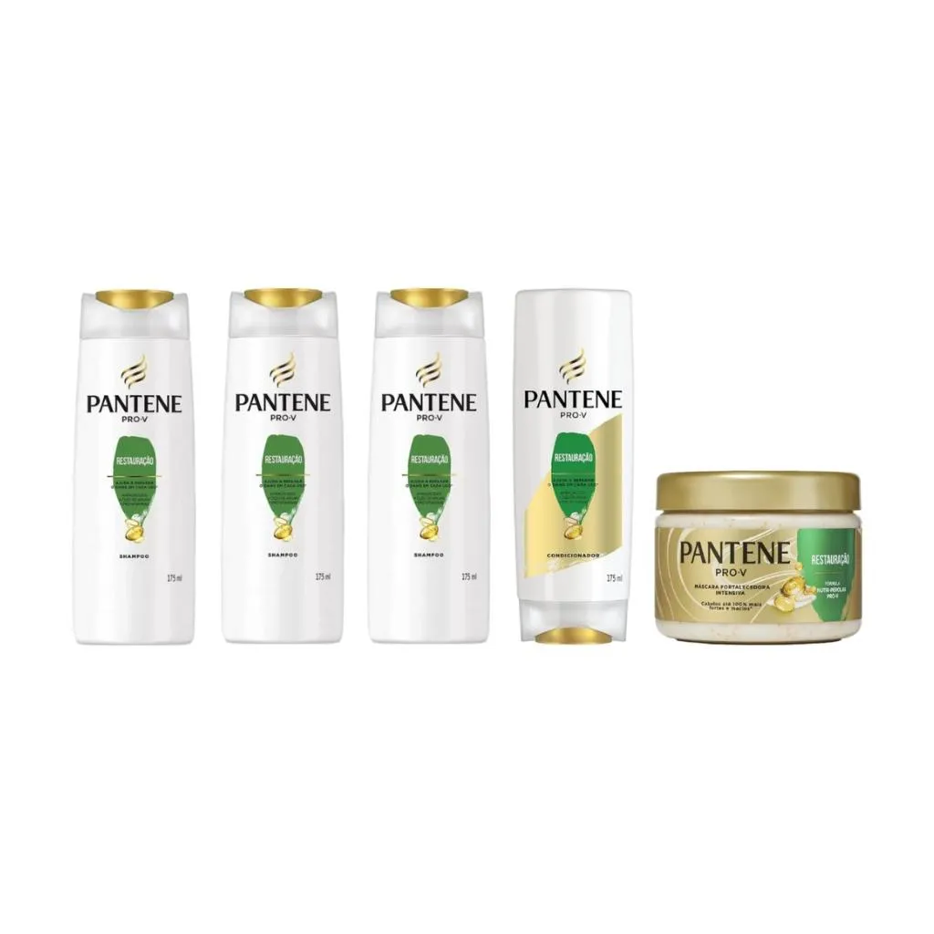 KIT PANTENE RESTAURAçAO 3 SH 175ML + COND 175ML + MASC 270G