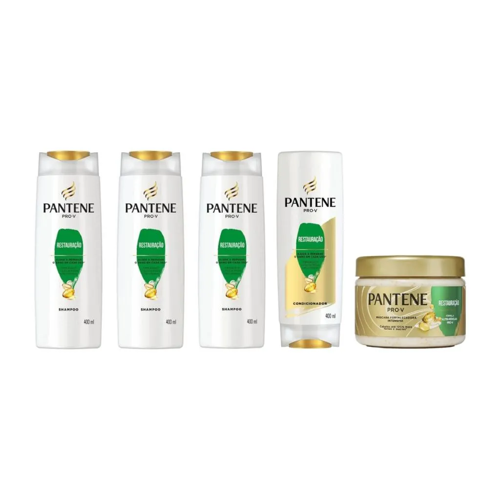 KIT PANTENE RESTAURAçAO 3 SH 400ML+1 COND 400ML+MASC 270G