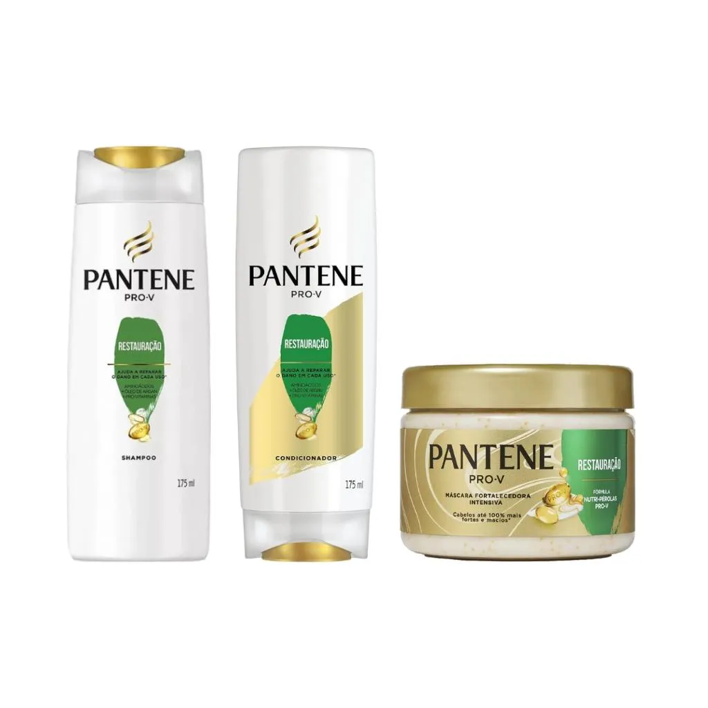 KIT PANTENE RESTAURAçAO SH 175ML + COND 175ML + MASC 270G