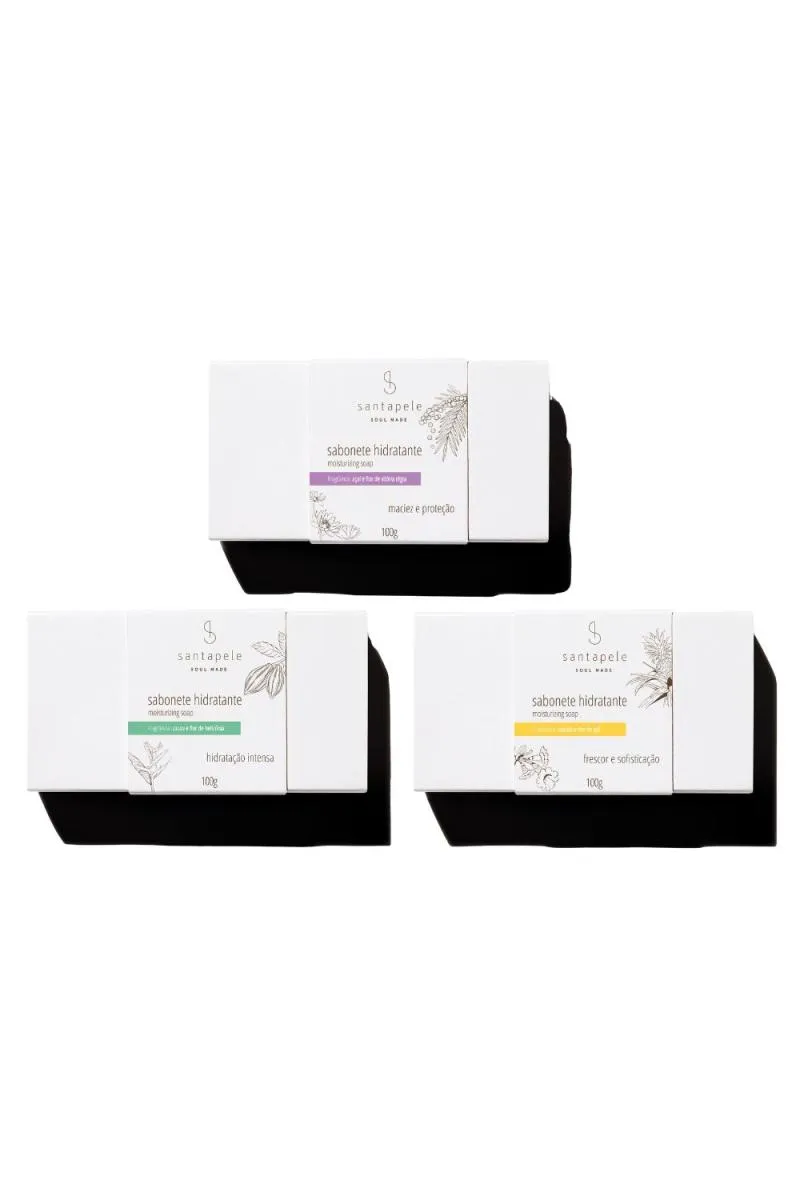 KIT TRIO DE SABONETES
