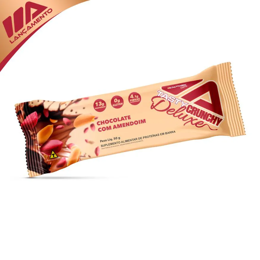 TASTY CRUNCHY DELUXE 50G - CHOCOLATE C/ AMENDOIN - ADAPTOGEN