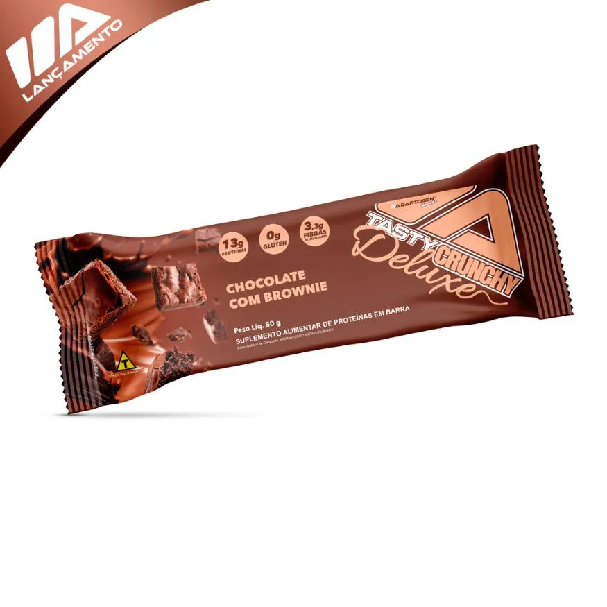 TASTY CRUNCHY DELUXE 50G - CHOCOLATE C/ BROWNIE - ADAPTOGEN