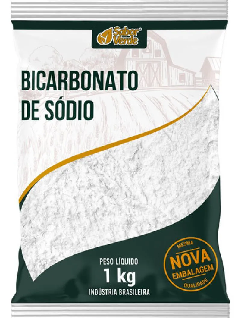 BICARBONATO DE SóDIO 1KG SABOR VERDE