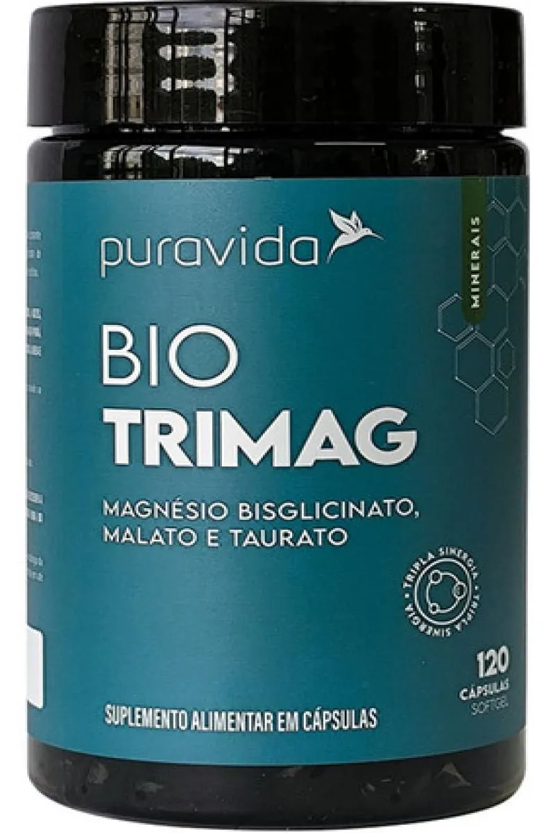 BIO TRI MAGUINéSIO 120 CáPSULAS PURAVIDA