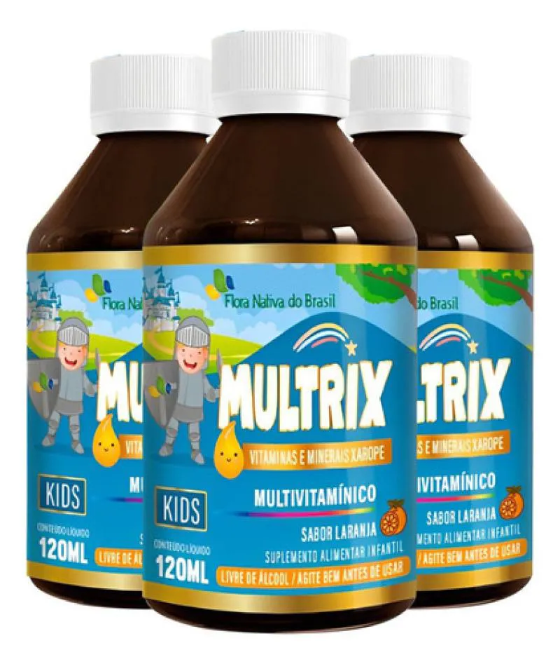 MULTRIX MULTIVITAMíNICO 3 X 120ML FLORA NATIVA
