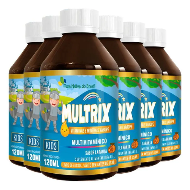 MULTRIX MULTIVITAMíNICO 6 X 120ML FLORA NATIVA