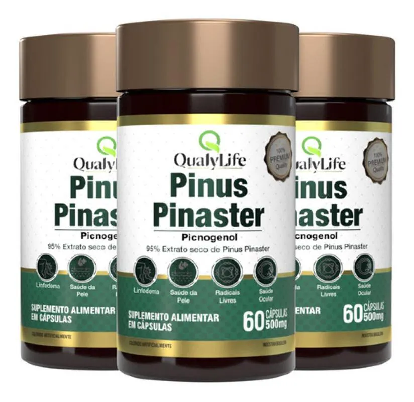 PINUS PINASTER 3 X 60 CáPSULAS QUALYLIFE