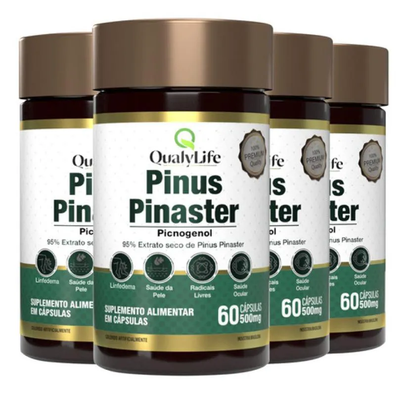 PINUS PINASTER 4 X 60 CáPSULAS QUALYLIFE