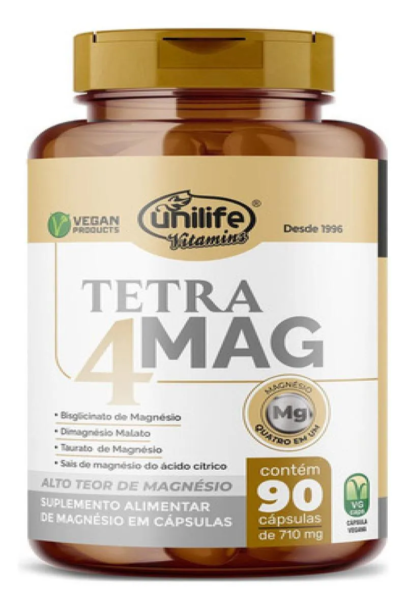 TETRA 4 MAGNéSIOS 90 CáPSULAS UNILIFE