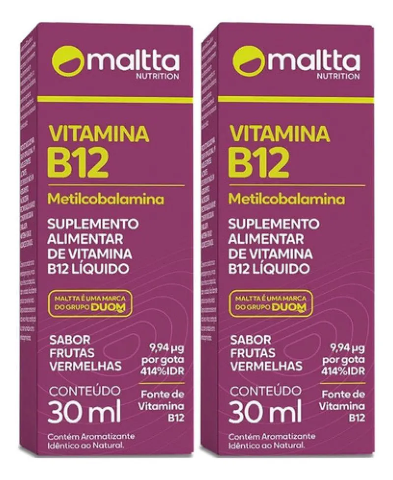 VITAMINA B12 METILCOBALAMINA GOTAS 2 X 60 30ML MALTTA