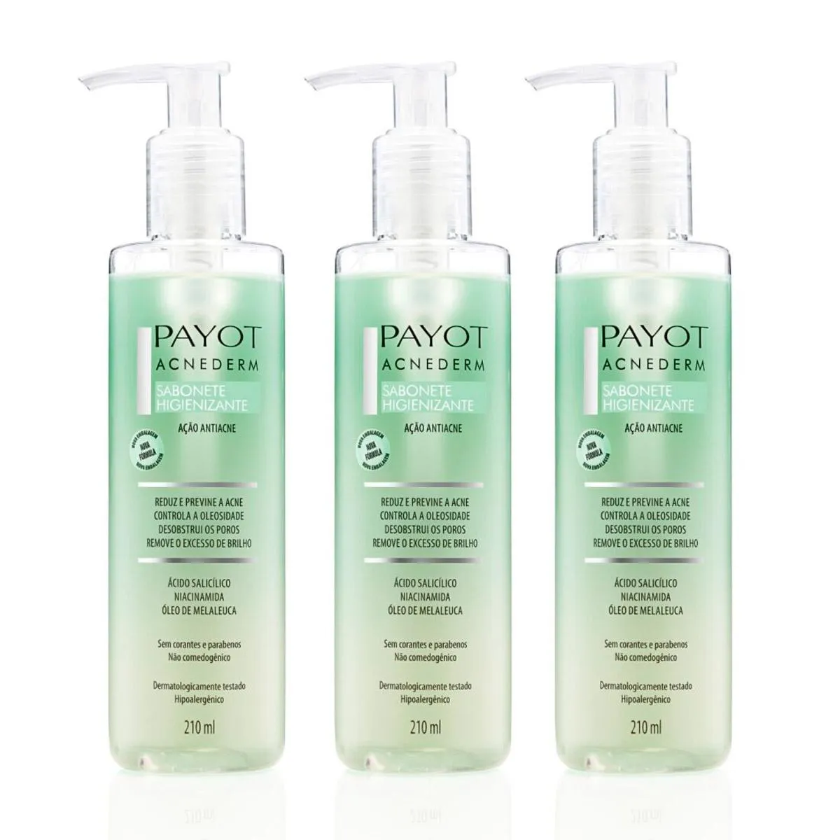 KIT TRIO SABONETE ACNEDERM PAYOT