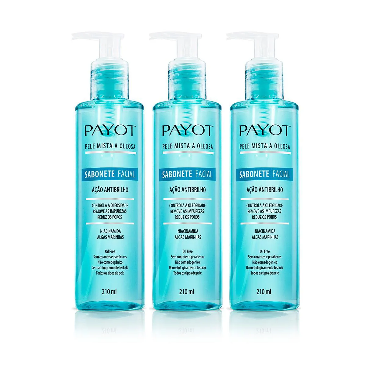KIT TRIO SABONETE PELE MISTA A OLEOSA PAYOT