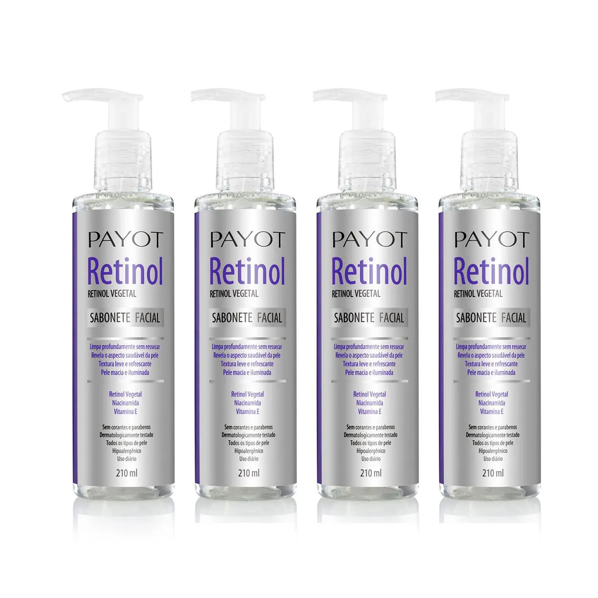 KIT 4 SABONETES LíQUIDO RETINOL PAYOT