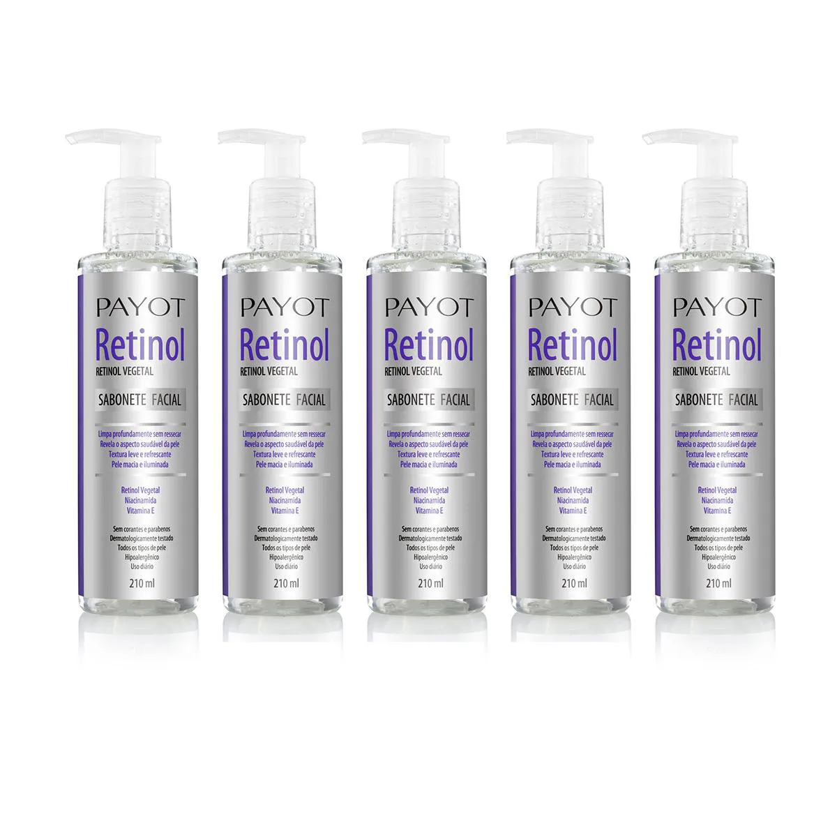 KIT 5 SABONETES LíQUIDO RETINOL PAYOT