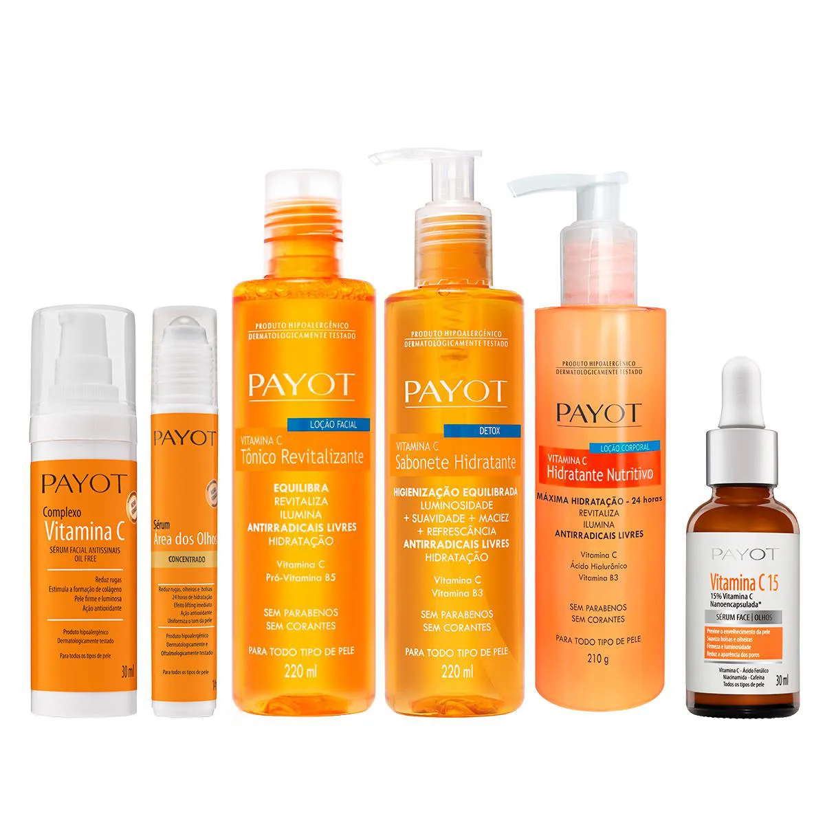KIT LINHA COMPLETA VITAMINA C PAYOT