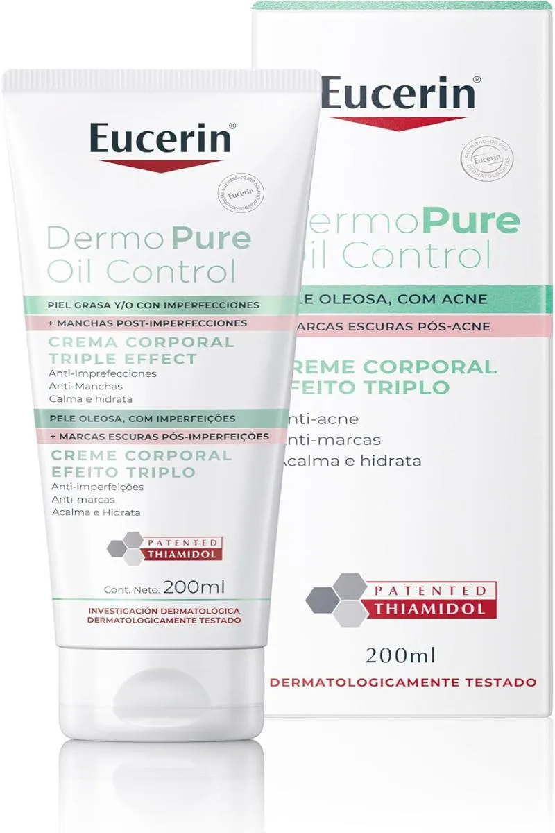 CREME CORPORAL EUCERIN DERMOPURE OIL CONTROL EFEITO TRIPLO 200ML