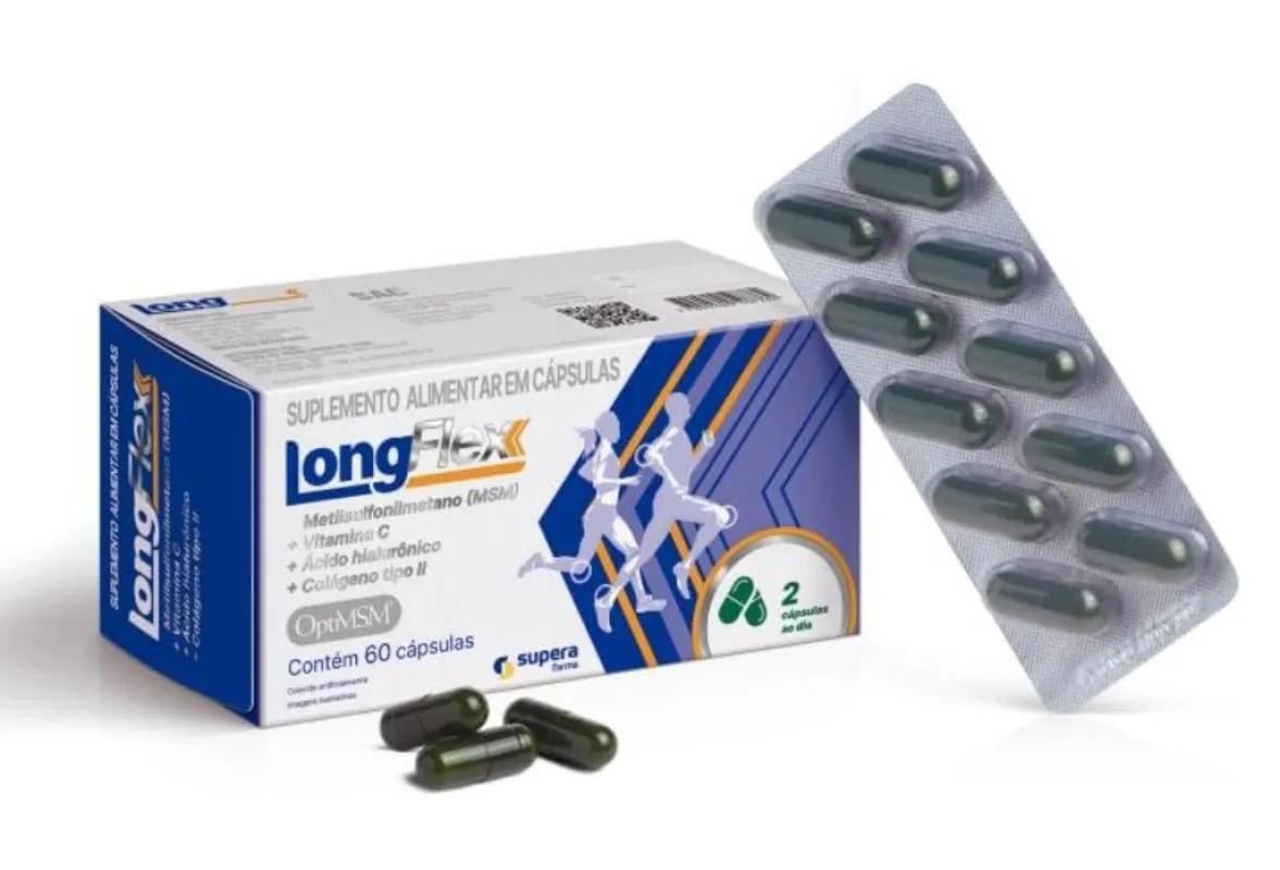 LONGFLEX SUPLEMENTO ALIMENTAR SUPERA 60CPS