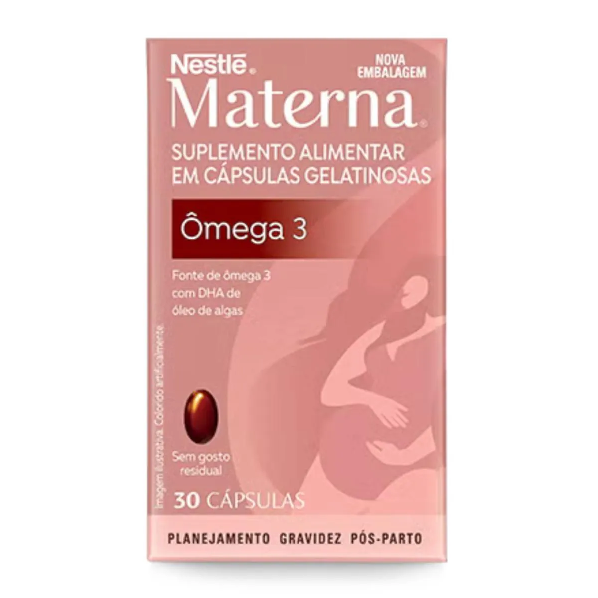 SUPLEMENTO ALIMENTAR ADULTO MATERNA ÔMEGA 3 - 30CPS