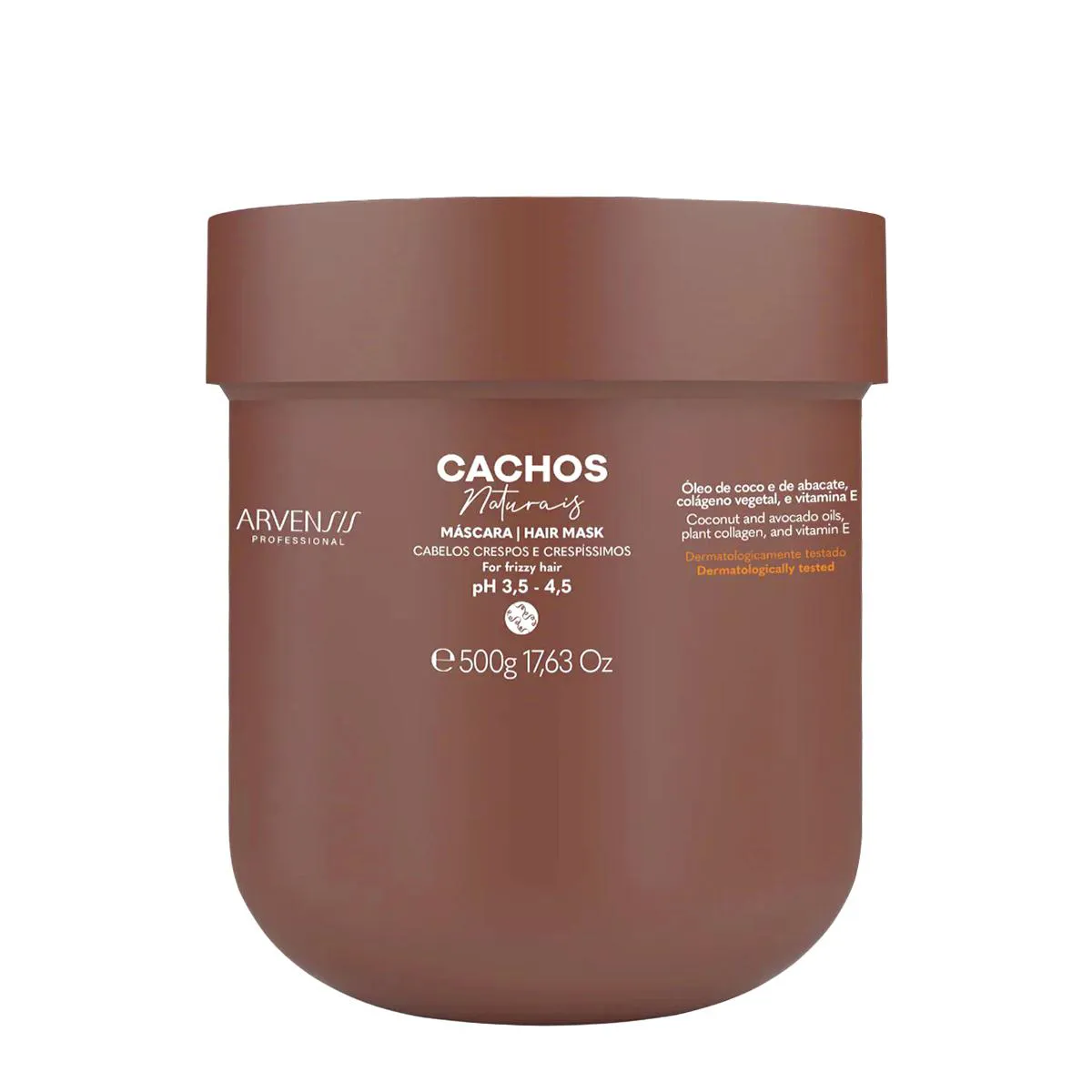 ARVENSIS CACHOS NATURAIS CRESPOS E CRESPíSSIMOS - MáSCARA CAPILAR 500G