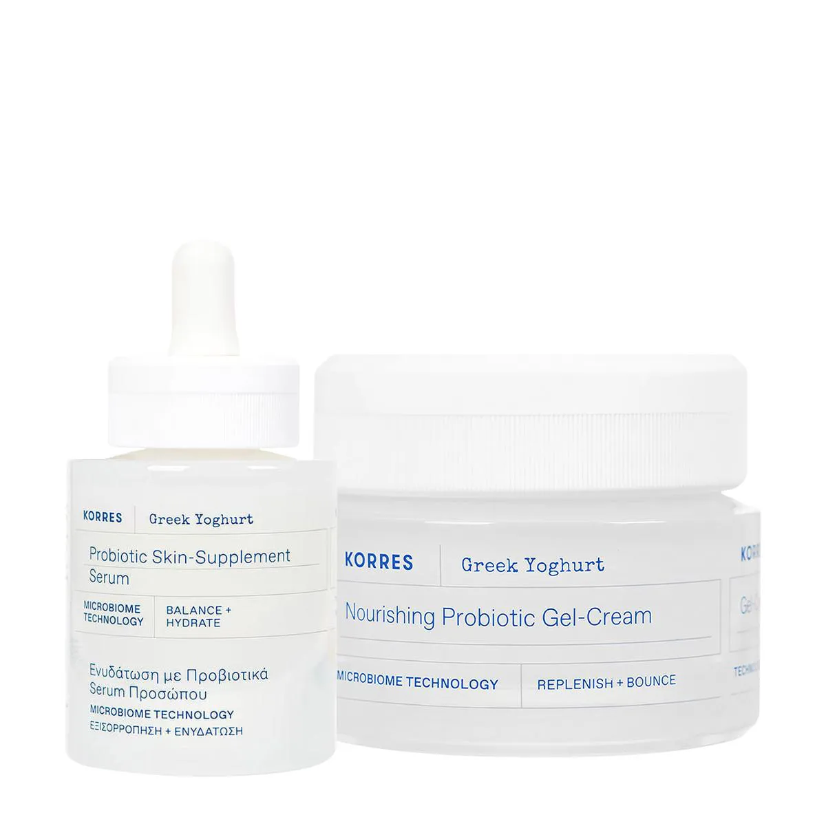 KIT KORRES GREEK YOGHURT CREME SéRUM FACIAL (2 PRODUTOS)