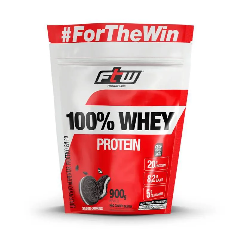 100% WHEY COOKIES REFIL FTW 900G