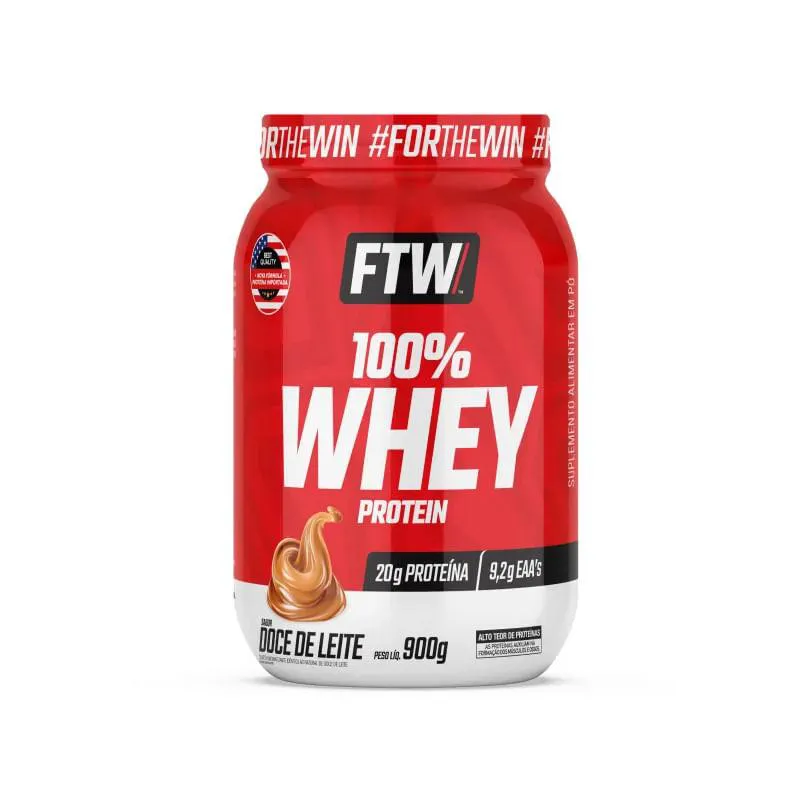 100% WHEY DOCE DE LEITE FTW 900G