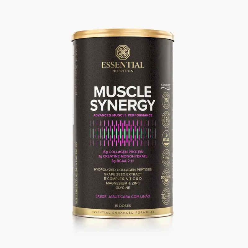 MUSCLE SYNERGY JABUTICABA COM LIMãO ESSENTIAL NUTRITION 427,5G