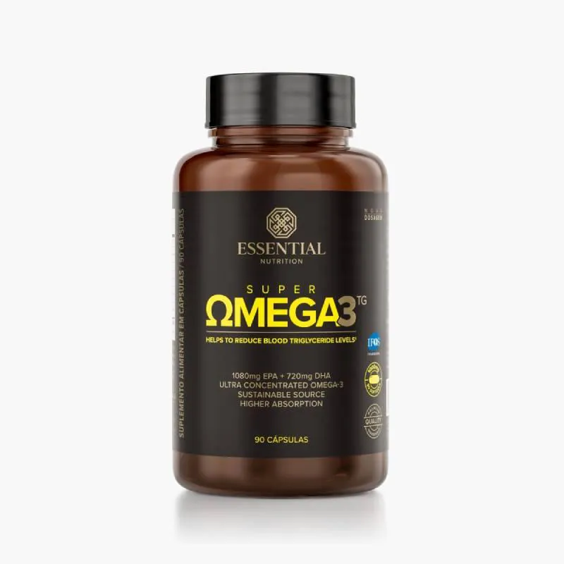 SUPER ÔMEGA 3 TG 1G ESSENTIAL NUTRITION 90CAPS