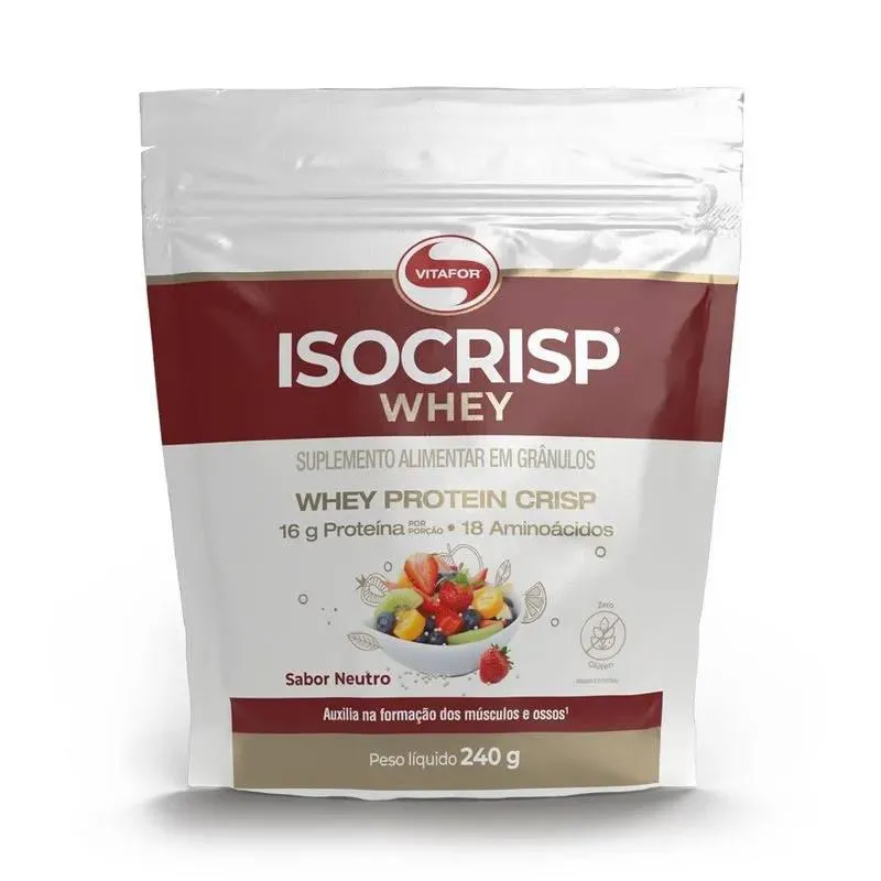 ISOCRISP WHEY NEUTRO POUCH VITAFOR 240G