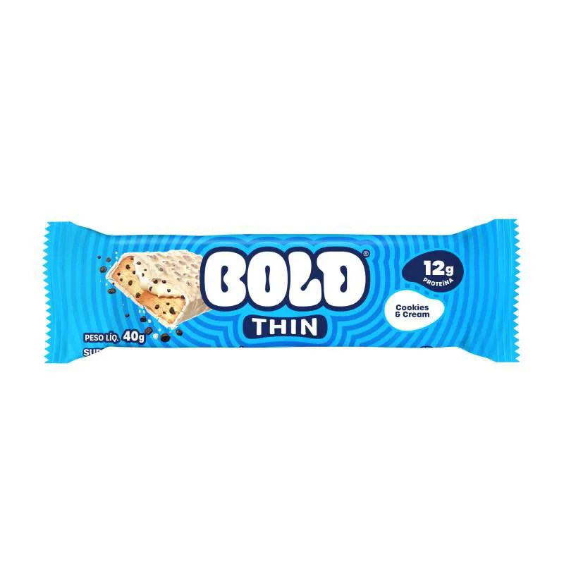 BOLD THIN COOKIES &AMP; CREAM BOLD SNACKS 40G