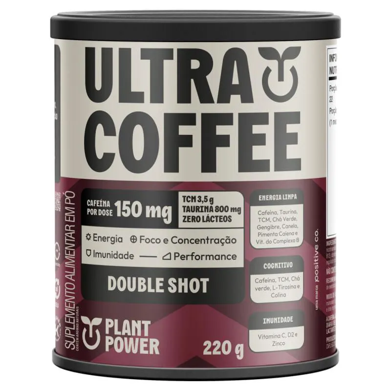 ULTRACOFFEE DOUBLE SHOT PLANT POWER 220G