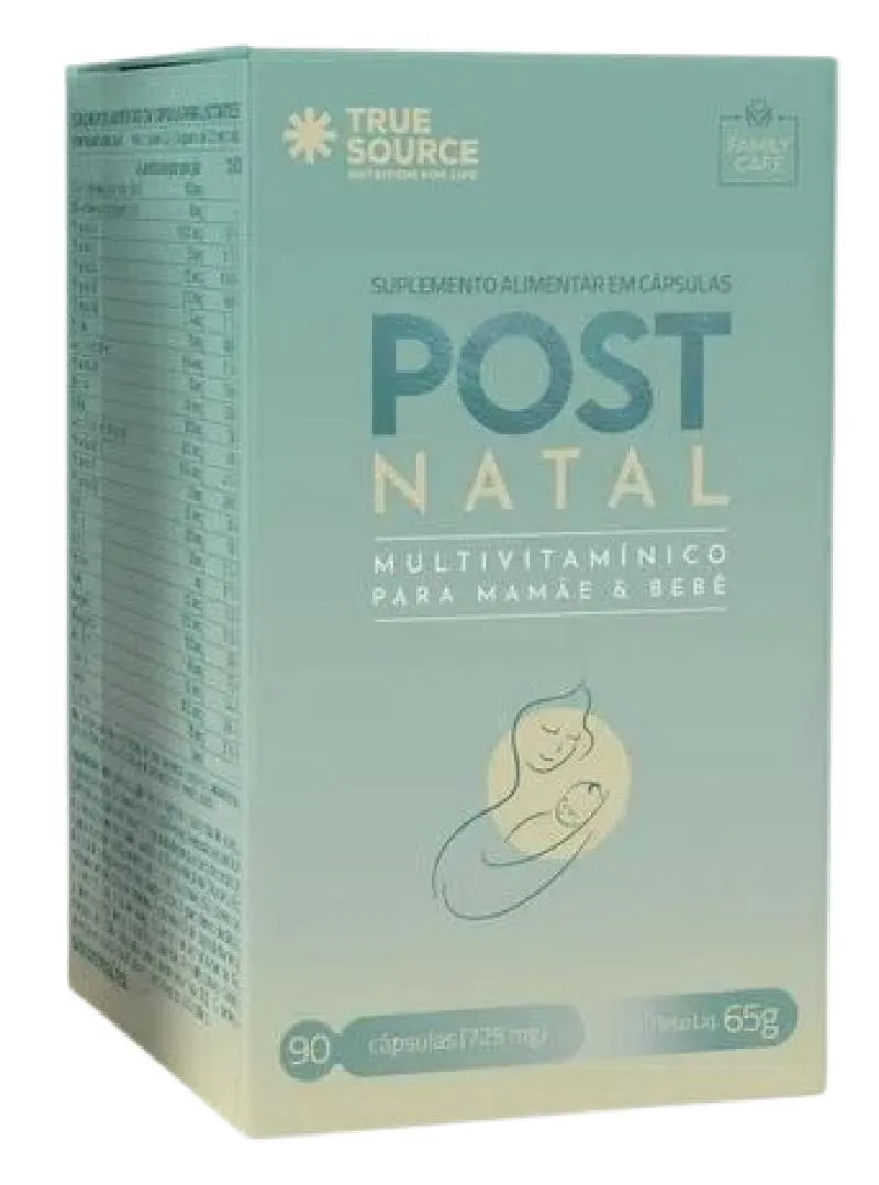 KIT 2X: MULTIVITAMíNICO POSTNATAL TRUE SOURCE 90 CáPSULAS