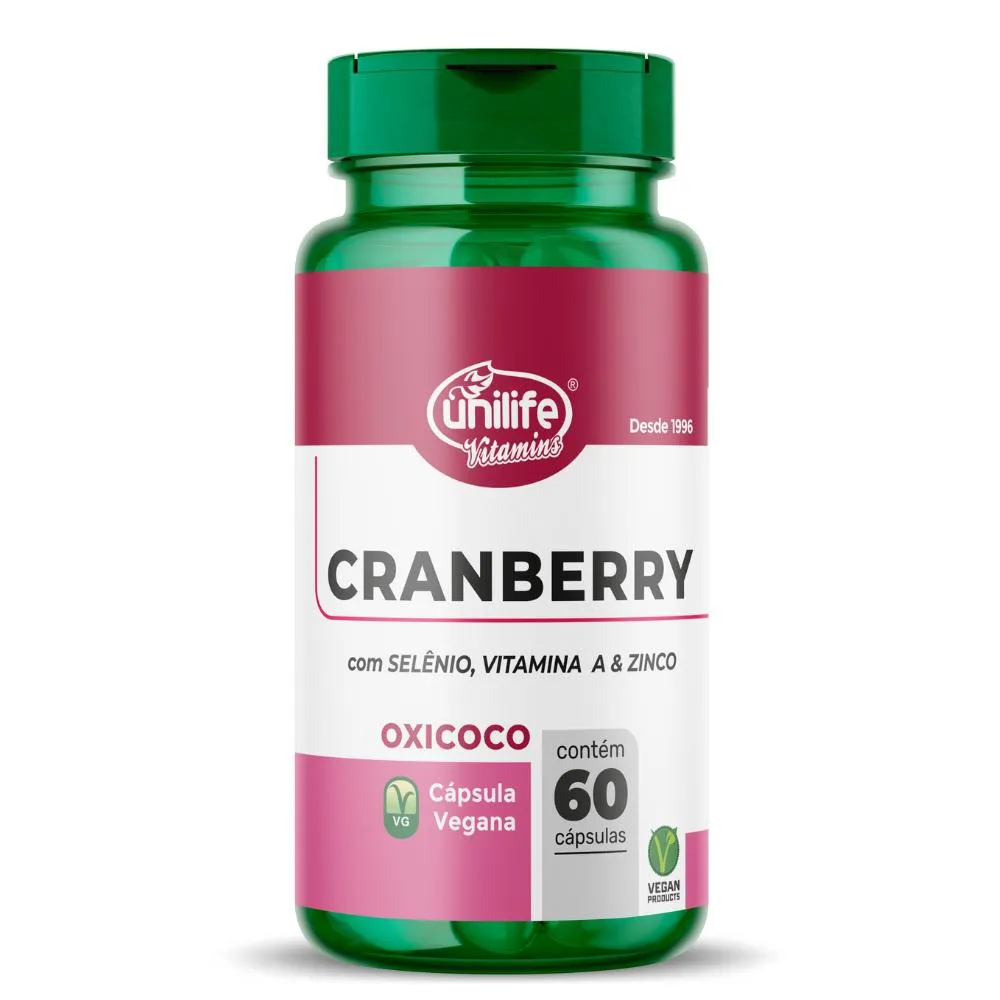 CRANBERRY 60 CáPSULAS 500MG UNILIFE