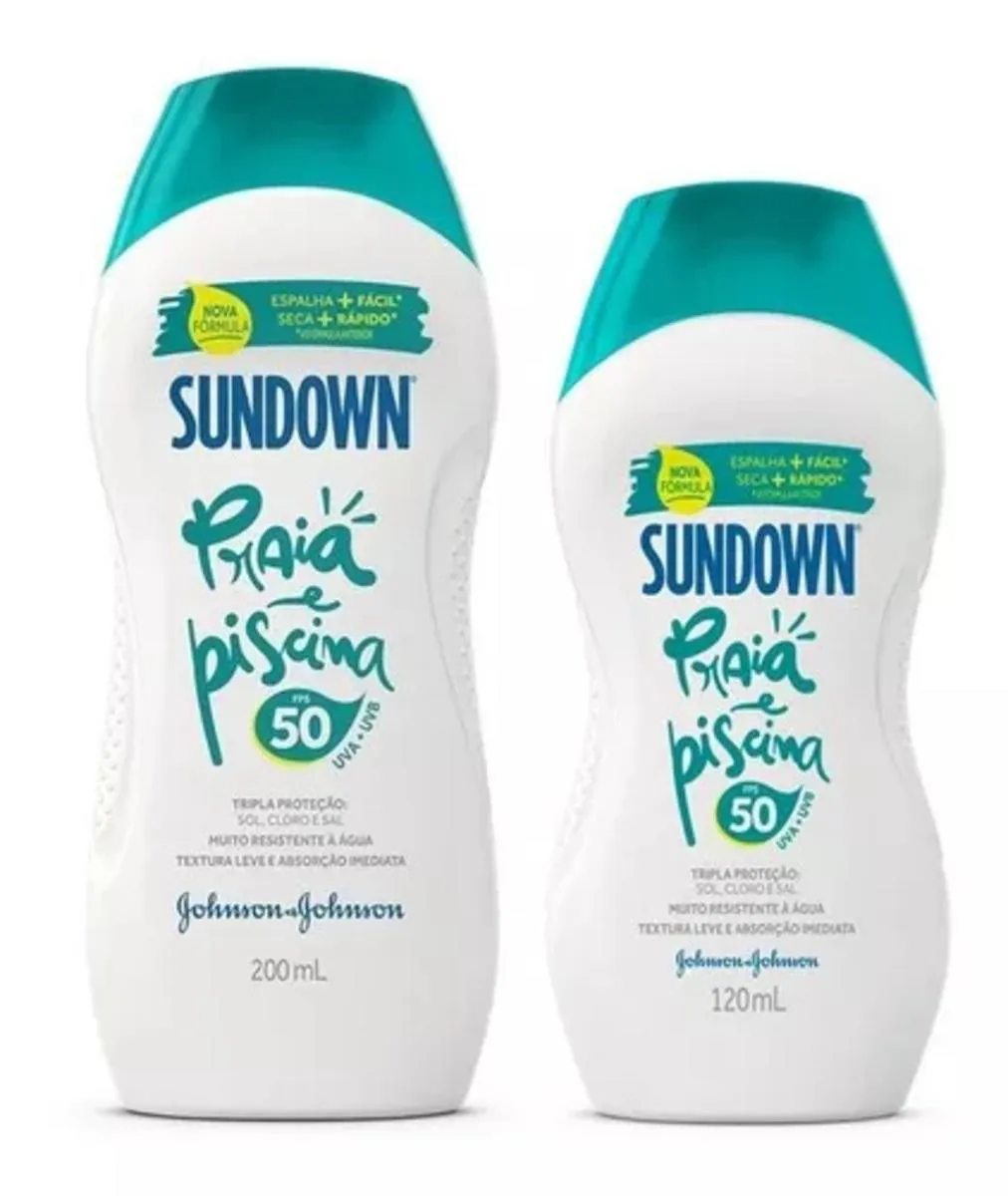 KIT PROTETOR SOLAR SUNDOWN FPS 50 200ML FPS 50 120ML