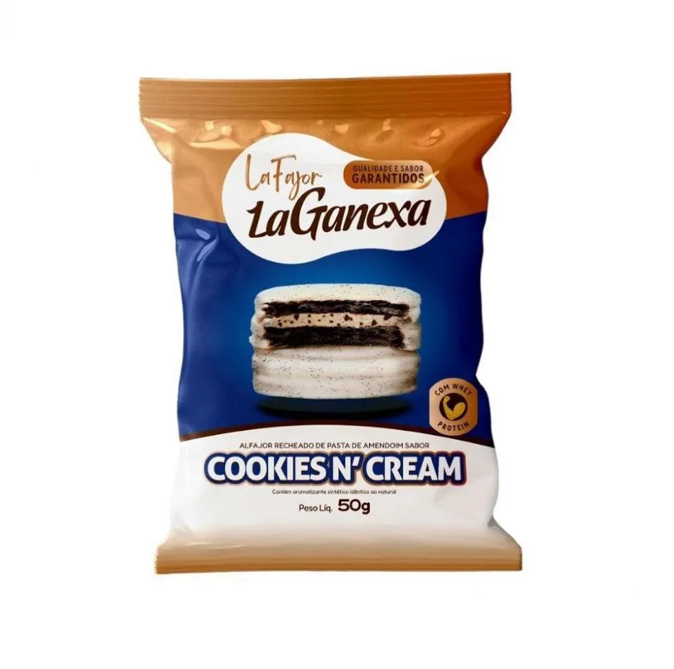 LA FAJOR LA GANEXA (50G) - SABOR: COOKIES E CREAM