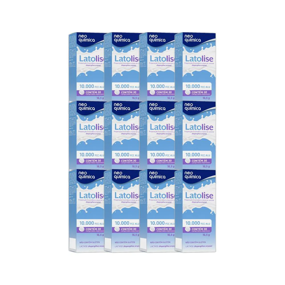KIT 12X SUPLEMENTO LATOLISE 10.000 UFCC 30 CPR - NEO QUIMICA