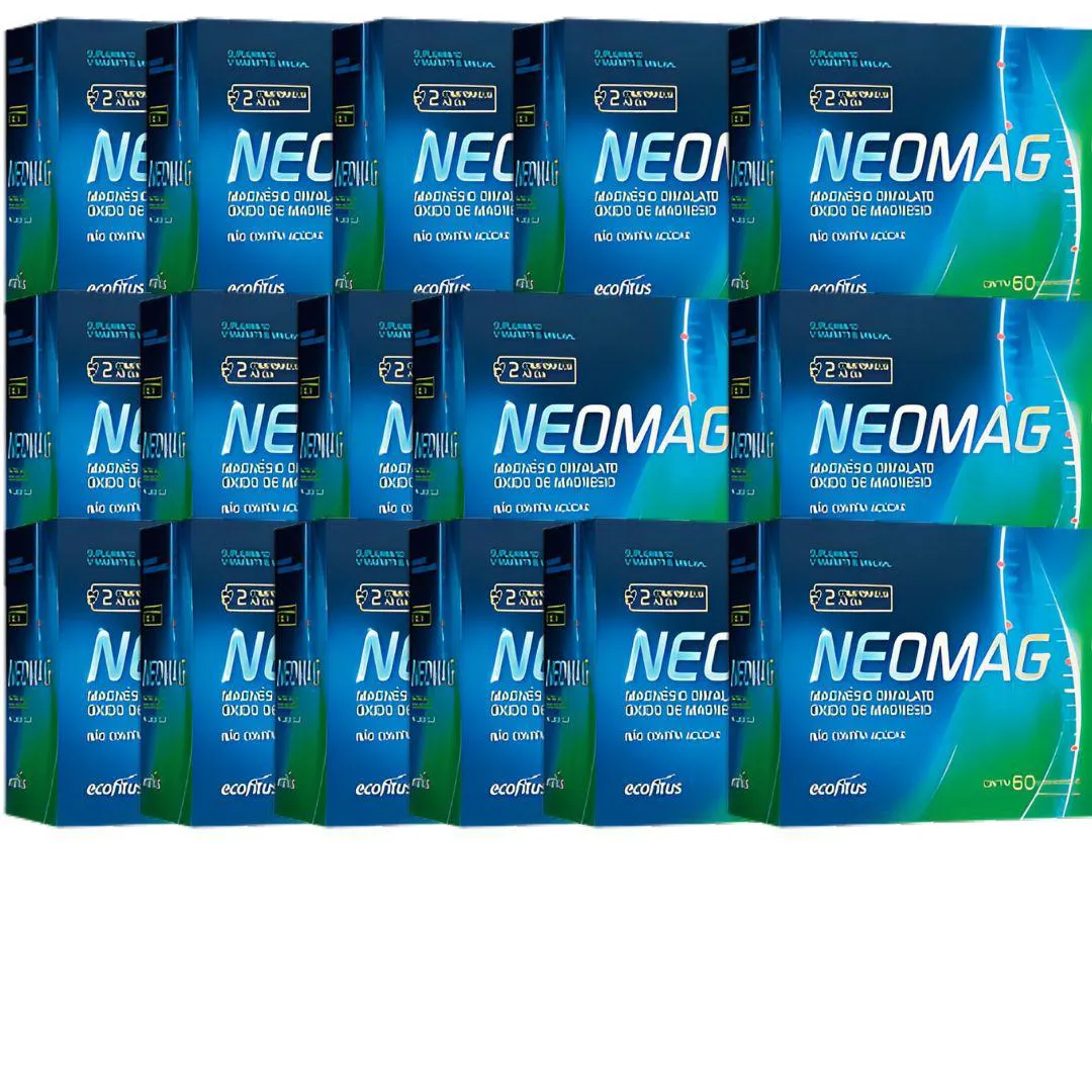 KIT 16X SUPLEMENTO NEOMAG C/ 60 COMPRIMIDOS - ECOFITUS