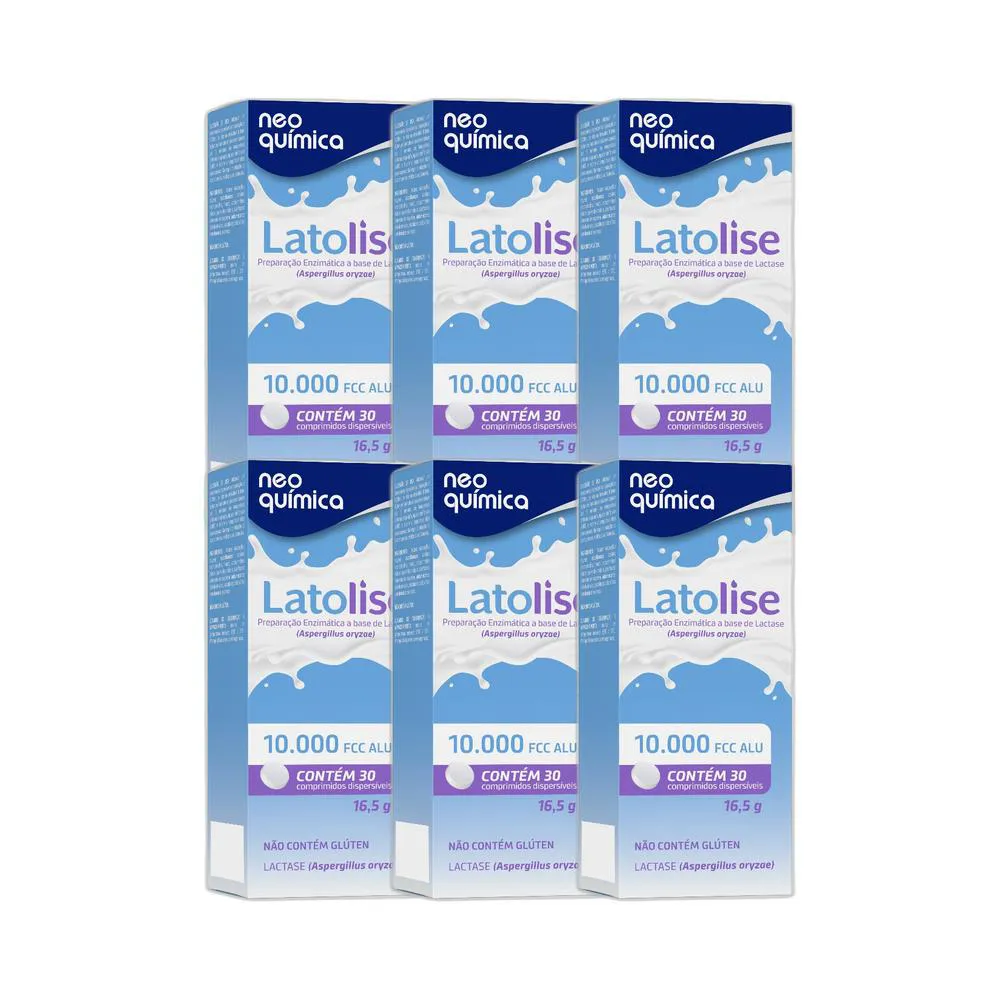 KIT 6X SUPLEMENTO LATOLISE 10.000 UFCC 30 CPR - NEO QUIMICA
